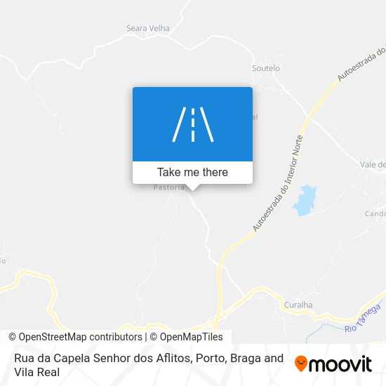 Rua da Capela Senhor dos Aflitos map