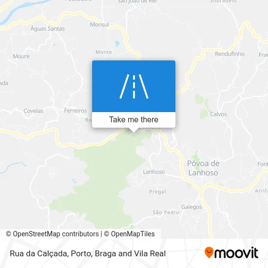 Rua da Calçada map