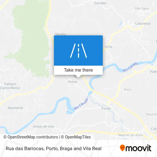 Rua das Barrocas map