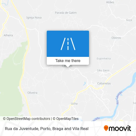 Rua da Juventude map