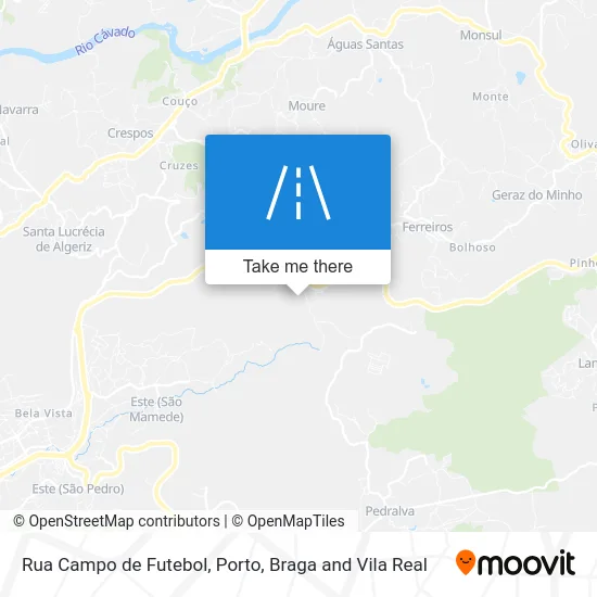 Rua Campo de Futebol map