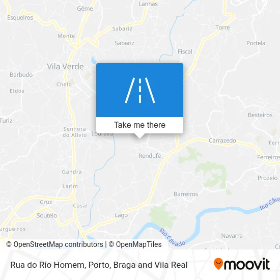 Rua do Rio Homem map