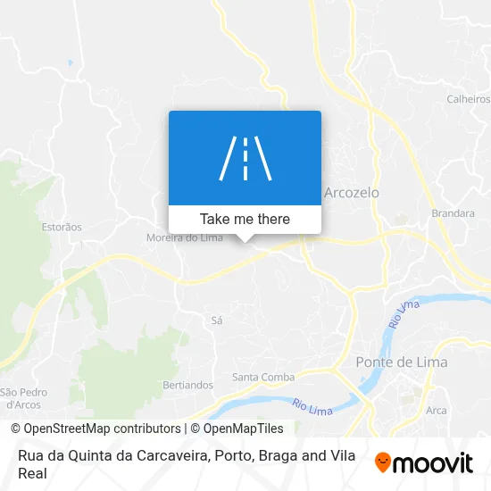 Rua da Quinta da Carcaveira map