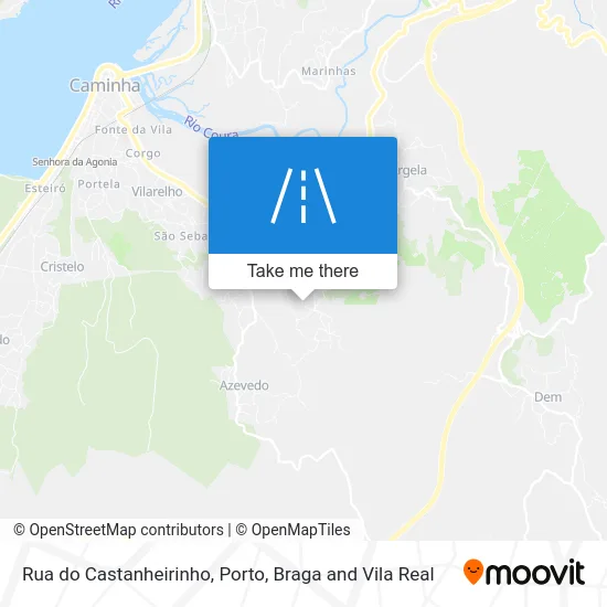 Rua do Castanheirinho map