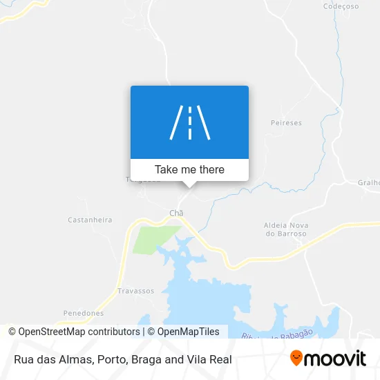 Rua das Almas map