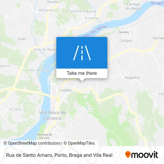 Rua de Santo Amaro map