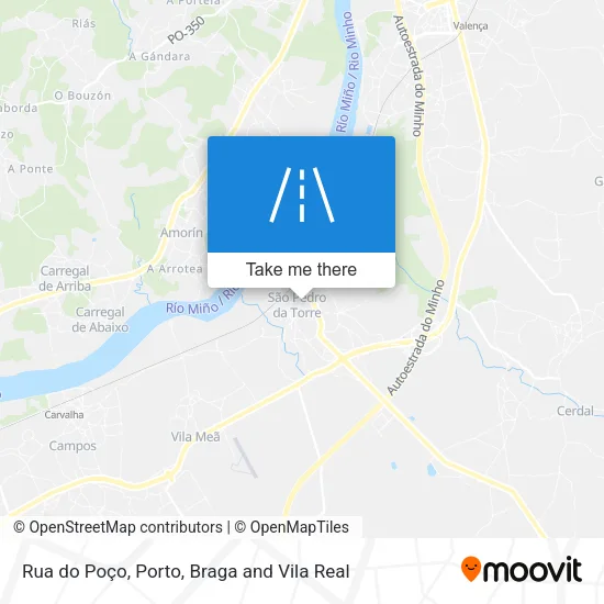 Rua do Poço map