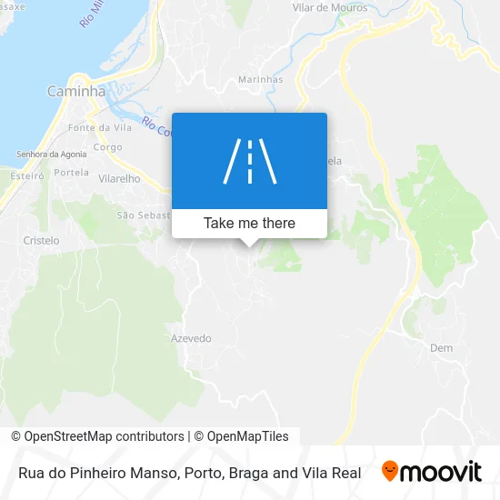 Rua do Pinheiro Manso map