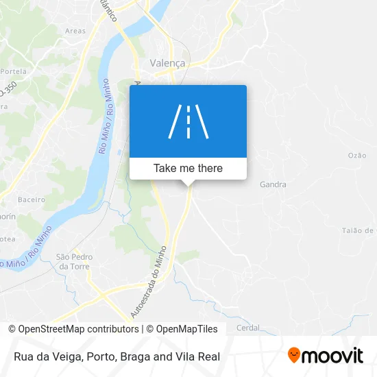 Rua da Veiga map