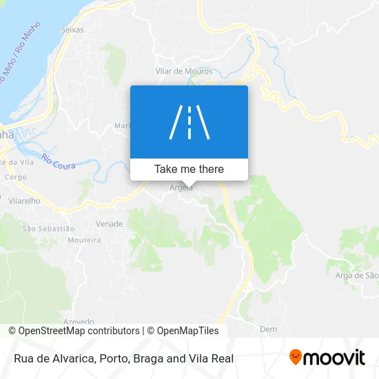 Rua de Alvarica map