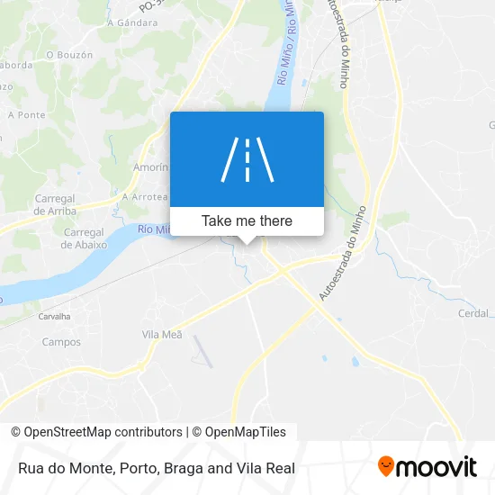 Rua do Monte map