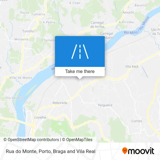 Rua do Monte map