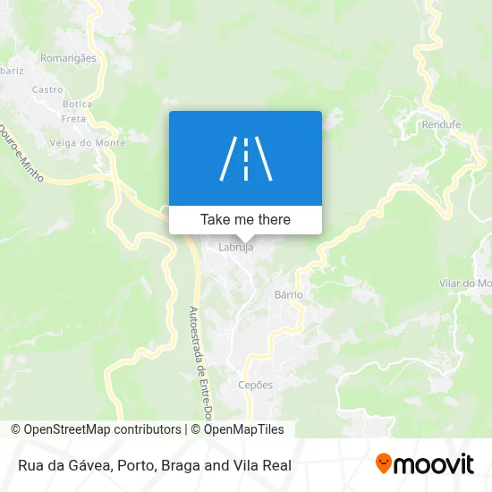 Rua da Gávea map