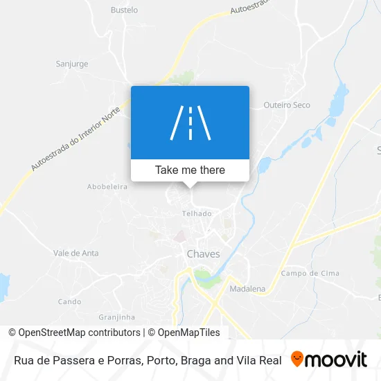 Rua de Passera e Porras map
