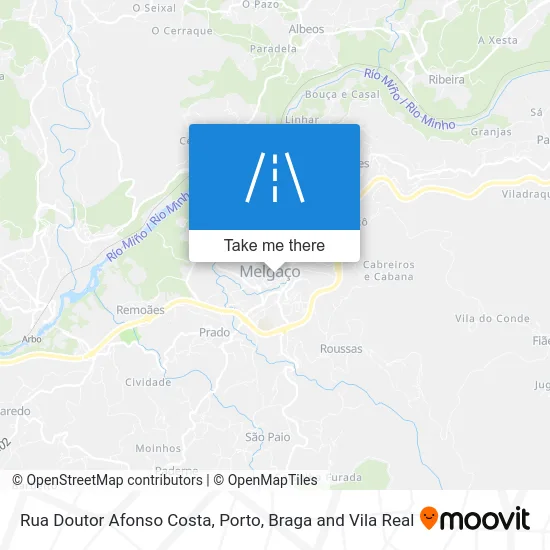 Rua Doutor Afonso Costa map