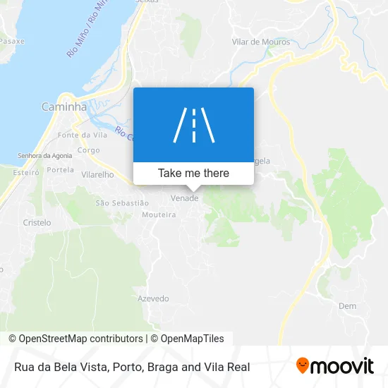Rua da Bela Vista map