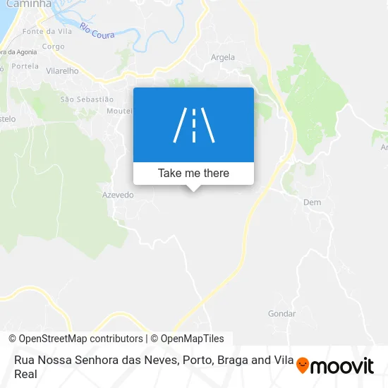 Rua Nossa Senhora das Neves map