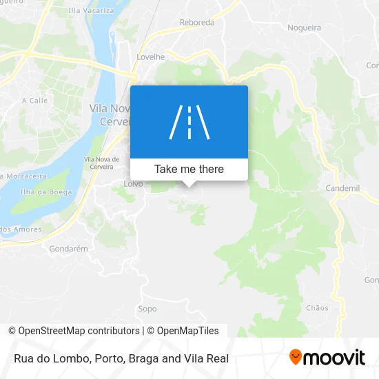 Rua do Lombo map