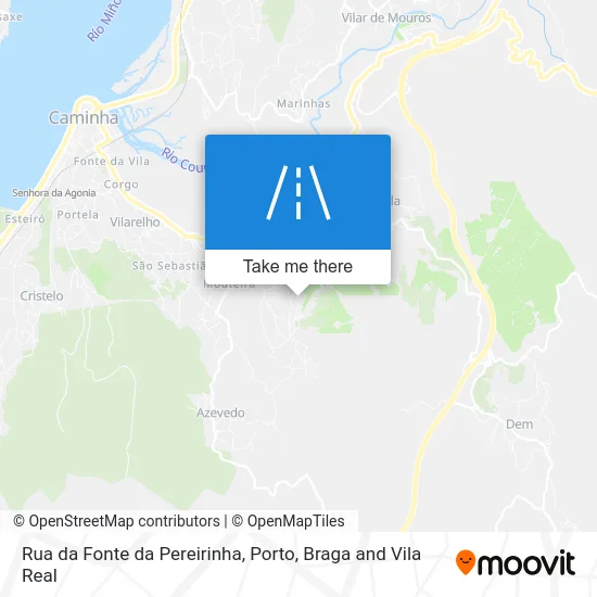 Rua da Fonte da Pereirinha map