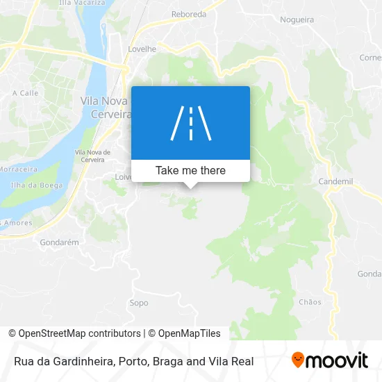 Rua da Gardinheira map