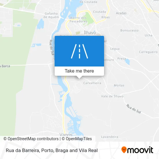 Rua da Barreira map