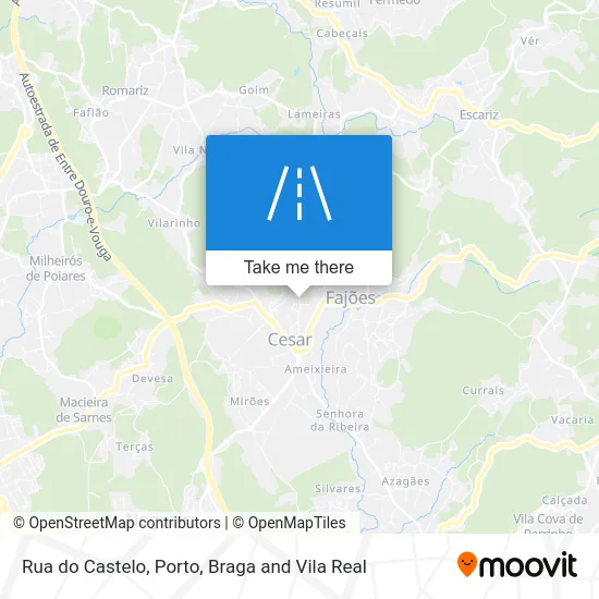 Rua do Castelo map