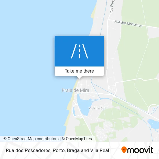 Rua dos Pescadores map