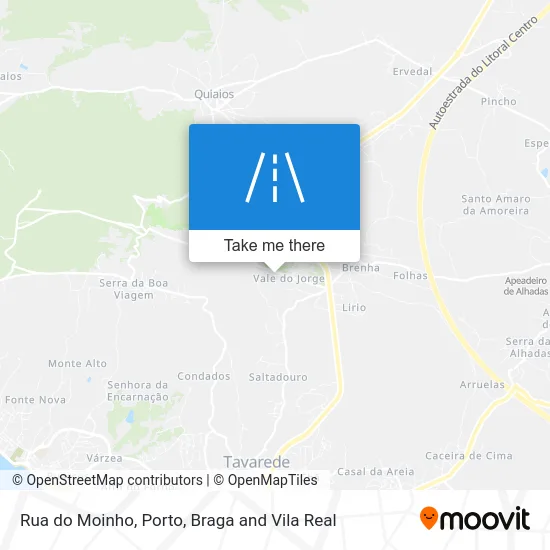 Rua do Moinho map