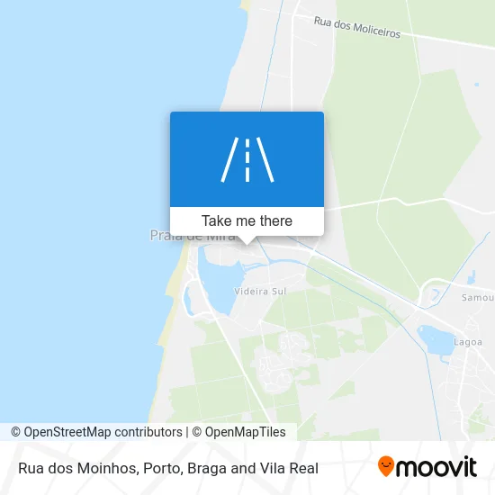 Rua dos Moinhos map