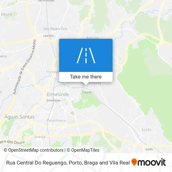 Rua Central Do Reguengo map