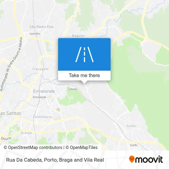 Rua Da Cabeda map