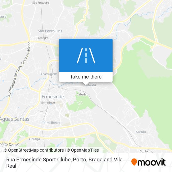 Rua Ermesinde Sport Clube map