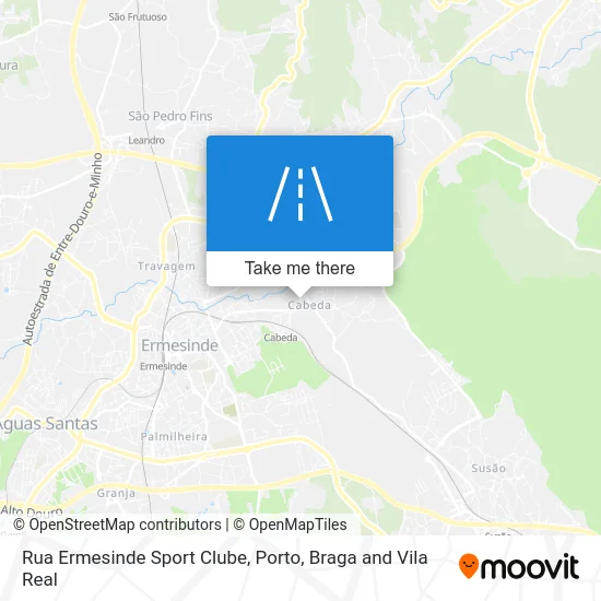 Rua Ermesinde Sport Clube map