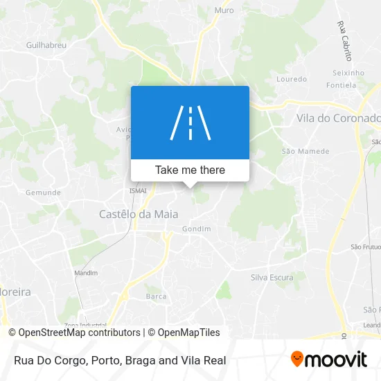 Rua Do Corgo map