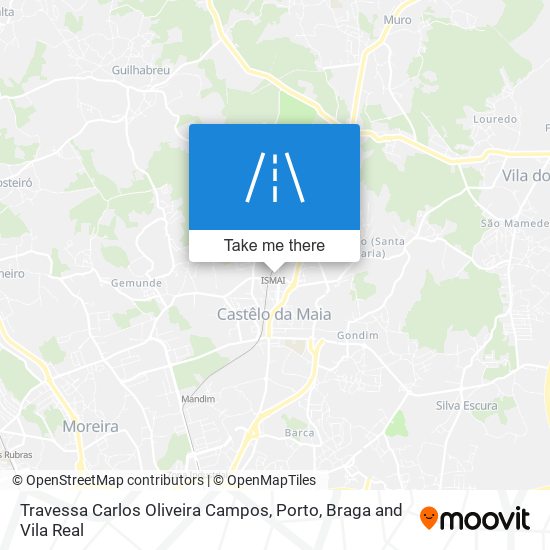 Travessa Carlos Oliveira Campos mapa