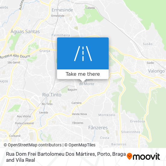 Rua Dom Frei Bartolomeu Dos Mártires map