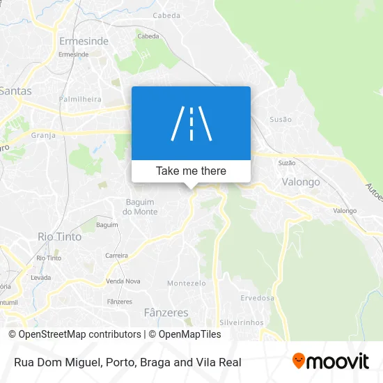 Rua Dom Miguel map