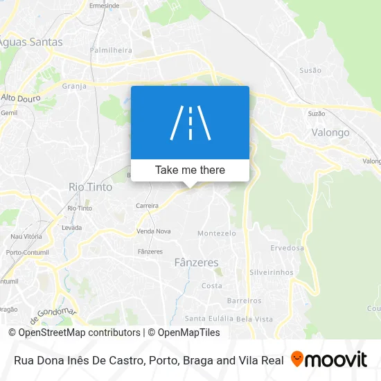 Rua Dona Inês De Castro map