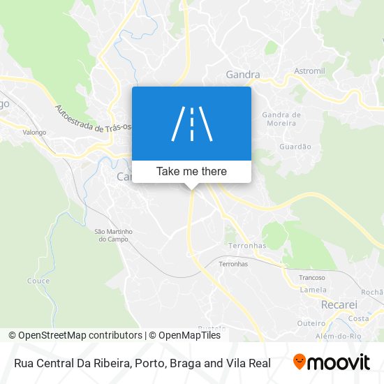 Rua Central Da Ribeira map