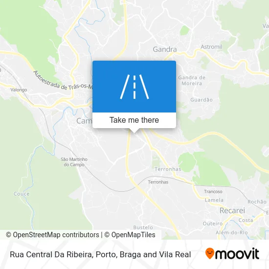 Rua Central Da Ribeira map