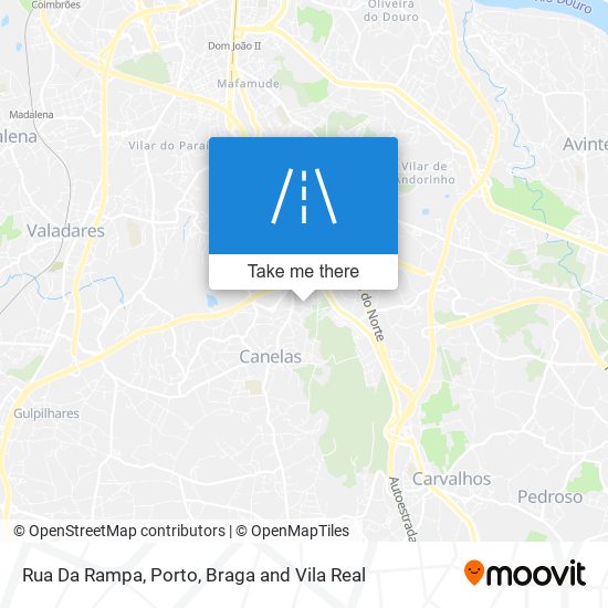 Rua Da Rampa map