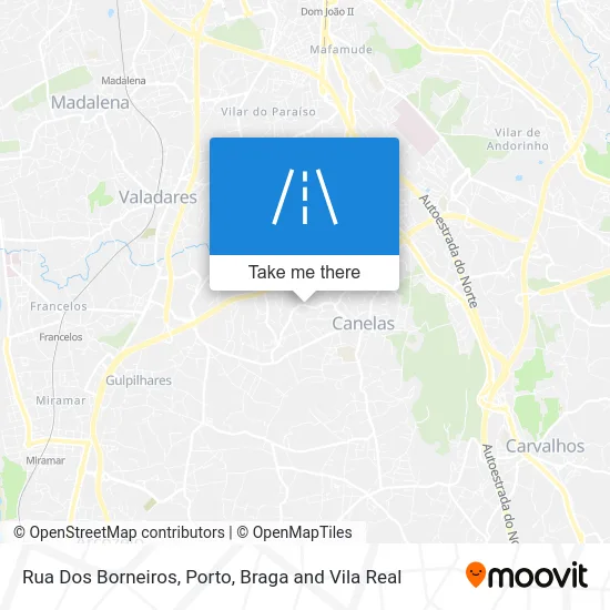 Rua Dos Borneiros map