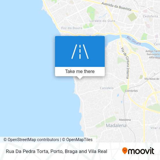 Rua Da Pedra Torta mapa