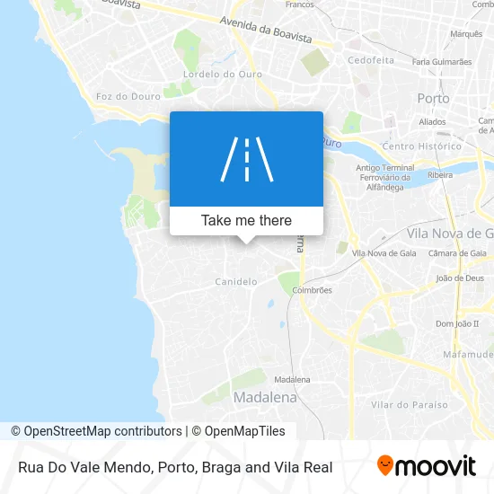 Rua Do Vale Mendo map