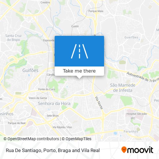 Rua De Santiago mapa