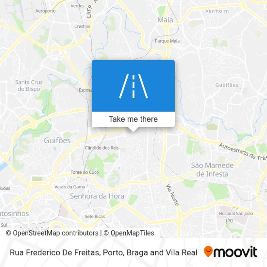 Rua Frederico De Freitas map