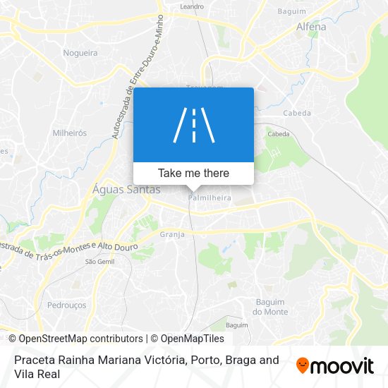Praceta Rainha Mariana Victória mapa