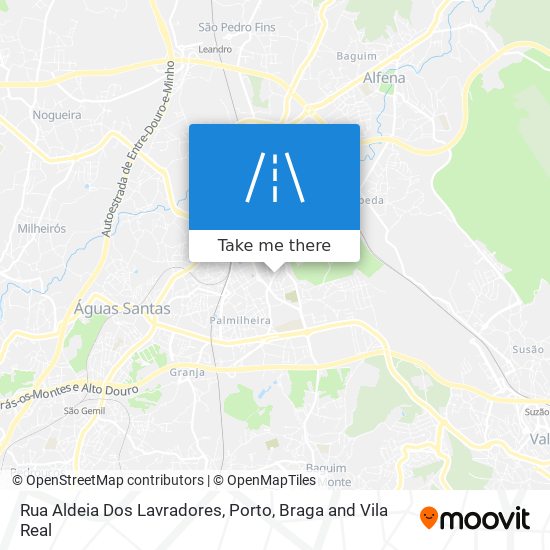 Rua Aldeia Dos Lavradores map