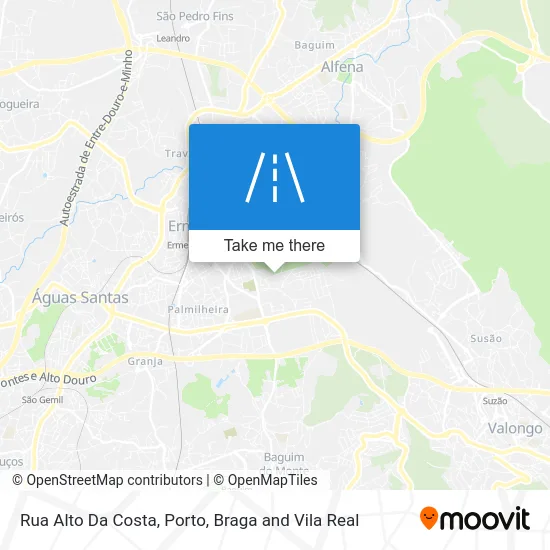 Rua Alto Da Costa map