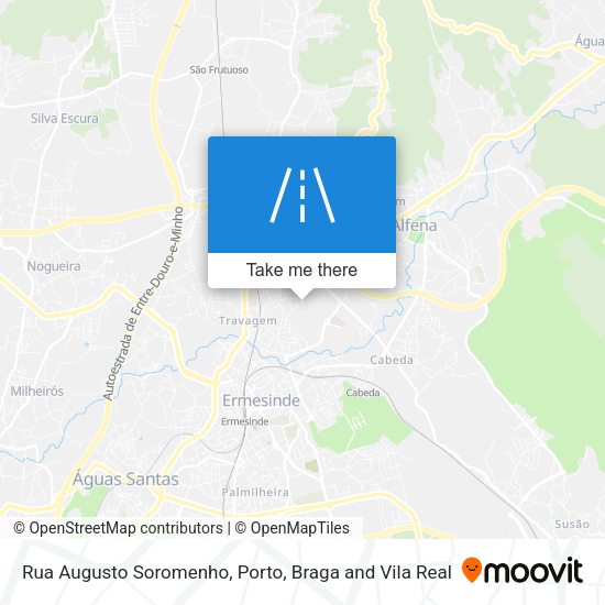 Rua Augusto Soromenho mapa